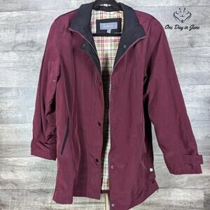 Liz Claiborne Zip Front Parka Size M